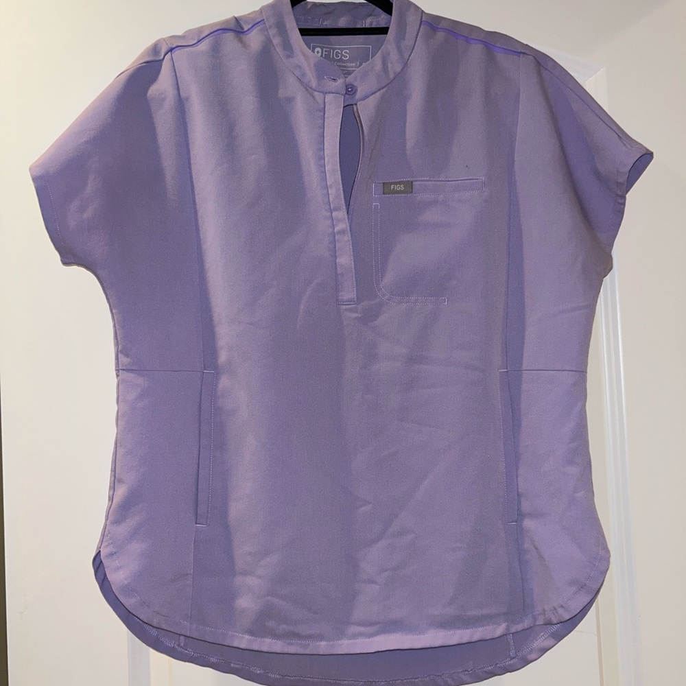FIGS Montex Classic Mock Neck Scrub Top